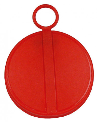Capsule plastique PE 2" rouge pour bonde S70X6