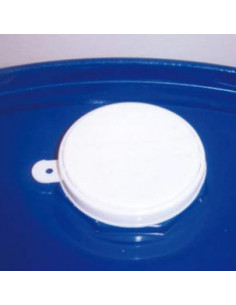 Fût à ouverture totale, en polyéthylène (PE), avec cerclage, 220 litres,  bleu