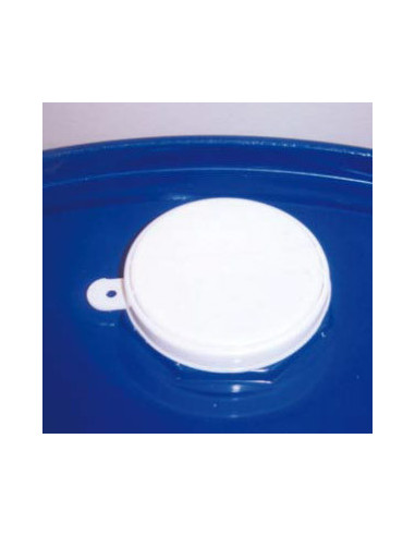 White 2" PE plastic SAMBA (Ø50) capseals for plastic containers