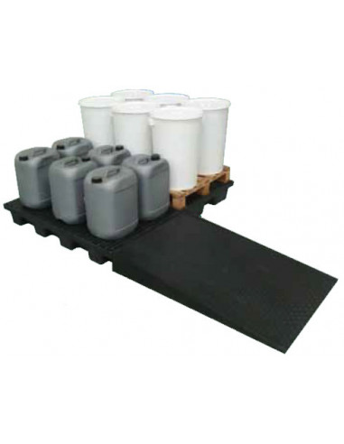 240 L ECO retention floor (recycled PE) - PE duckboard