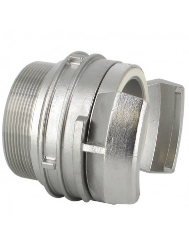 Symmetrical coupling - with locking ring - DN 80 - Male 3" BSP
