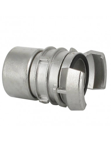 Symmetrical coupling - with locking ring - DN 25 - Female 1"1/2 BSP - Stainless Steel