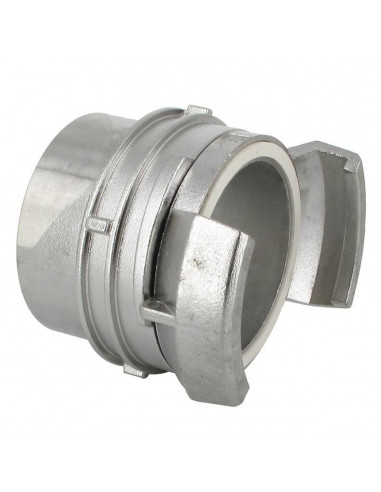 Symmetrical coupling - with locking ring - DN 80 - Female 3" BSP - Stainless Steel