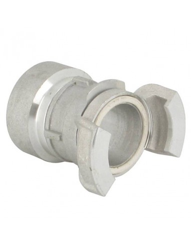 Symmetrical coupling - with locking ring - Female 1"1/4 BSP - Ø32 - Aluminium