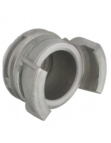 Symmetrical coupling - Aluminium - with locking ring - Male 1"1/2 BSP
