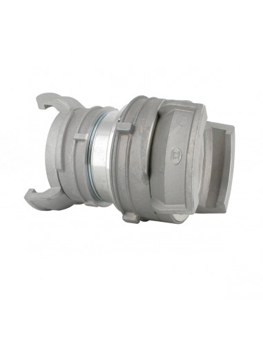 Symmetrical coupling double junction - with locking ring - Diameter 80 mm / 65 mm - Aluminium
