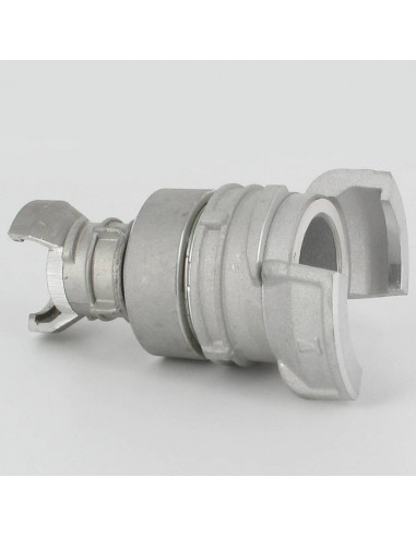 Symmetrical coupling double junction - with locking ring - Diameter 40 mm / 20 mm - Alu