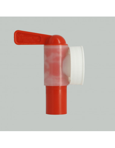 Female Tap Jumbo - screw ring 38 mm USA white + EPDM gasket