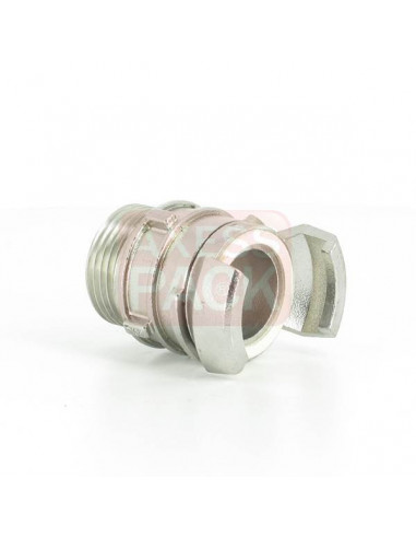 Symmetrical coupling - with locking ring - DN 50 - Male 1" BSP