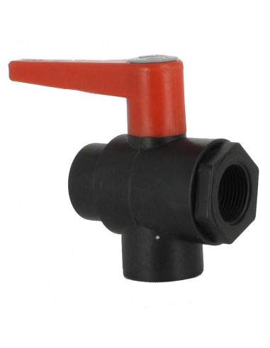Ball valve 3-ways F/F 1“ BSP (dn 25 mm)