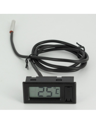 Thermomètre de surface à affichage digital - 1 mètre - sonde Inox 304L