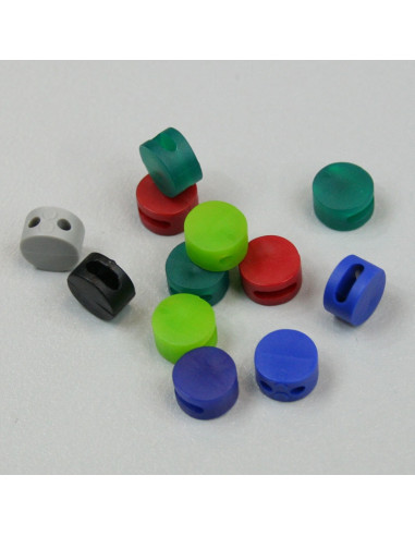 Plastic lead seals - red - 9 mm