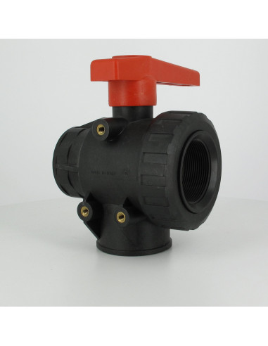 Ball valve 3-ways F/F 2“ BSP