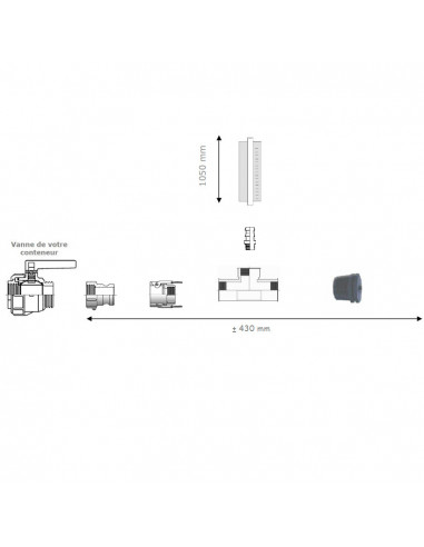 IBC's Level controller system + camlock 3/4" (S60X6)