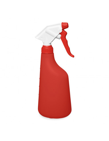 Trigger sprayer 2.2 ml NBR white/red(Ø28/400) + bottle 630 ml red + graduated scale
