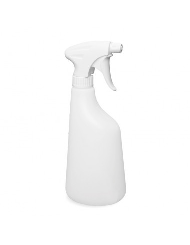 Trigger sprayer 1.3 ml - PE white/white (Ø28/400) + bottle 630 ml white + graduated scale