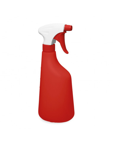Trigger sprayer 1.3 ml - PE white/red (Ø28/400) + bottle 630 ml red + graduated scale