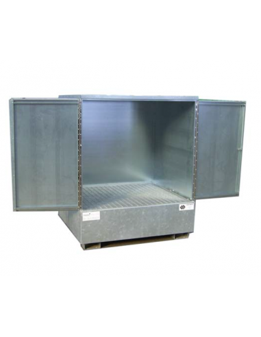 Retention closet (metallic) - metallic duckboard - extanded height