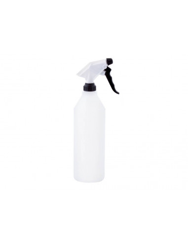 Trigger sprayer 2.2 ml - EPDM white/black  (Ø28/400) + bottle 1035 ml natural