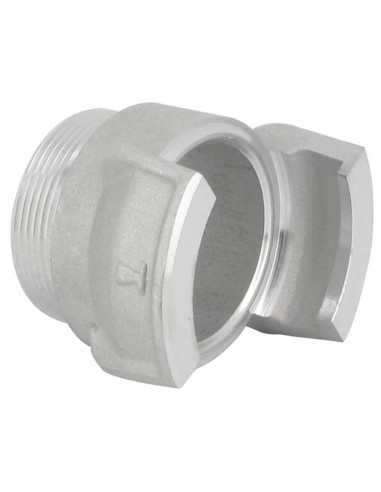Symmetrical coupling - without locking ring - Male 2" BSP - Aluminium