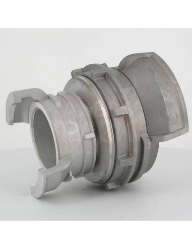Symmetrical couplings double junction - with locking ring - Diameter 100 mm / 65 mm - Aluminium