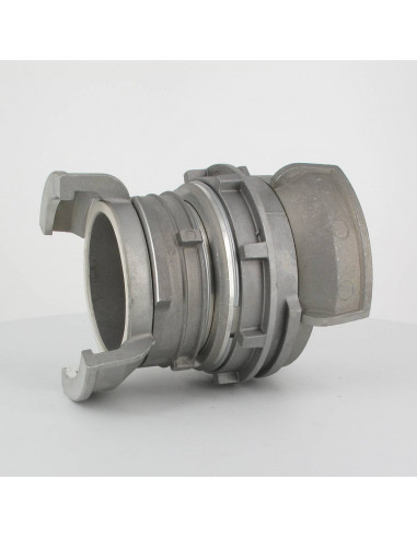 Symmetrical couplings double junction - with locking ring - Diameter 100 mm / 80 mm - Aluminium