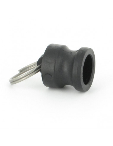 1" camlock adapter x dust plug