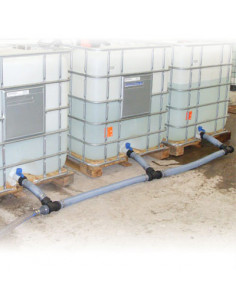 Kit de raccordement récupérateur d'eau de pluie 1000 litres