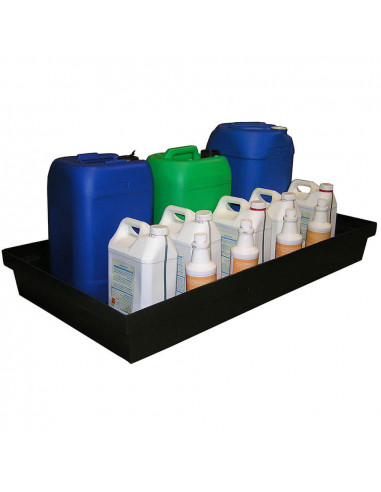 100 L black retention tank (HDPE) - without duckboard