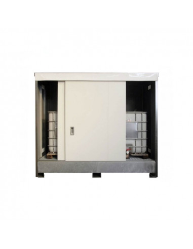 Retention closet (metallic) - metallic duckboard - 1000 L
