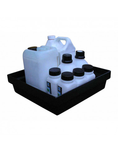 10 L black retention tank (HDPE) - without duckboard