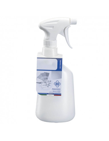 Vela 360° Trigger sprayer 1.3 ml - PE white (Ø28/400) + natural bottle 630 ml