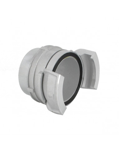 Symmetrical coupling with locking ring - DN 80mm - Male  2"1/2 BSP - Aluminium