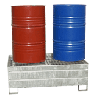 Bac de rétention longitudinal 440 litres en acier galvanisé